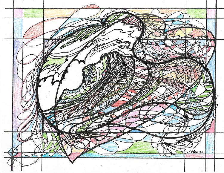 I'm considering putting together a coloring book (all the rage I hear) of black and white drawings. It's not like you can't color them in as well as I do. I always feel like I need more colors. 